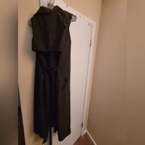 Long black cardigan jacket